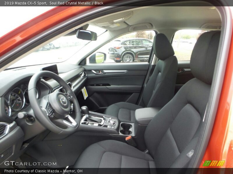 Front Seat of 2019 CX-5 Sport