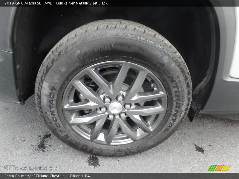 Quicksilver Metallic / Jet Black 2019 GMC Acadia SLT AWD