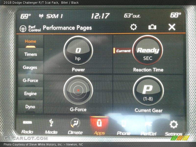 Billet / Black 2018 Dodge Challenger R/T Scat Pack