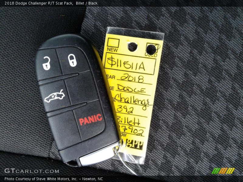 Billet / Black 2018 Dodge Challenger R/T Scat Pack