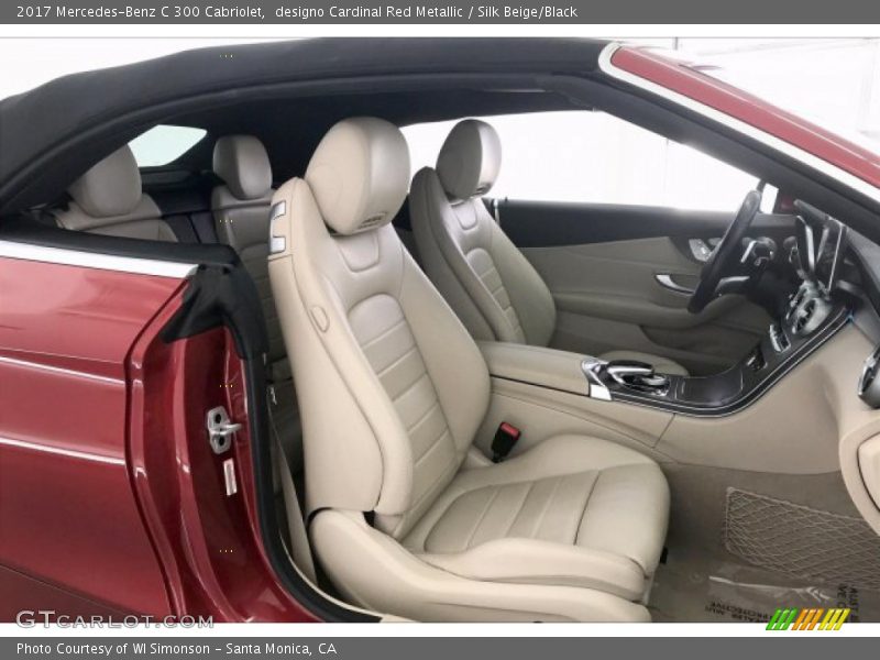 designo Cardinal Red Metallic / Silk Beige/Black 2017 Mercedes-Benz C 300 Cabriolet