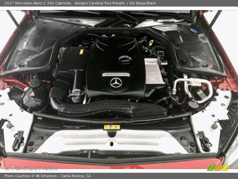 designo Cardinal Red Metallic / Silk Beige/Black 2017 Mercedes-Benz C 300 Cabriolet