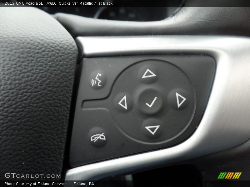 Quicksilver Metallic / Jet Black 2019 GMC Acadia SLT AWD