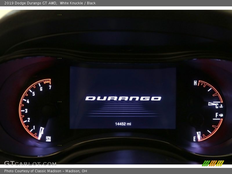 White Knuckle / Black 2019 Dodge Durango GT AWD