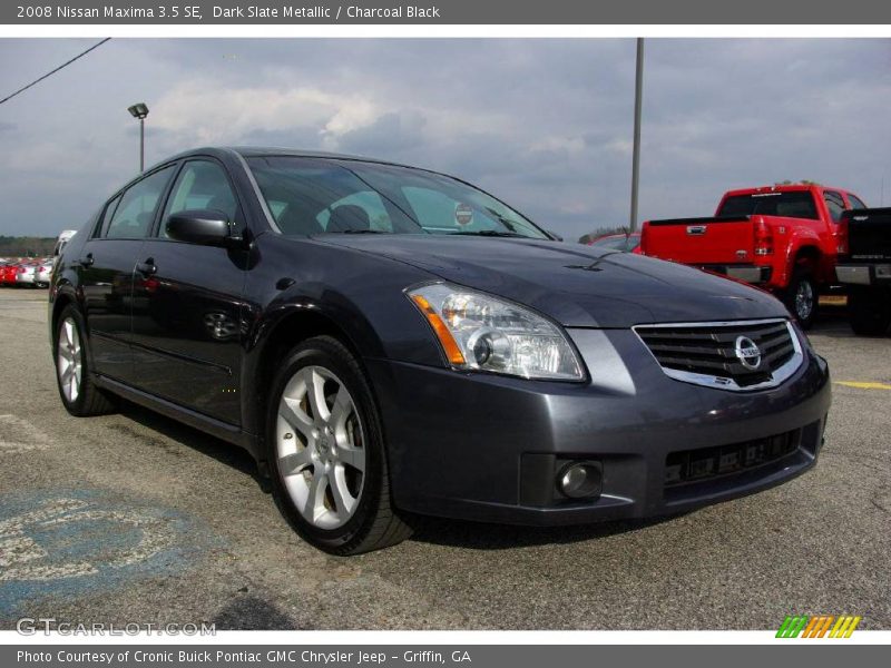 Dark Slate Metallic / Charcoal Black 2008 Nissan Maxima 3.5 SE