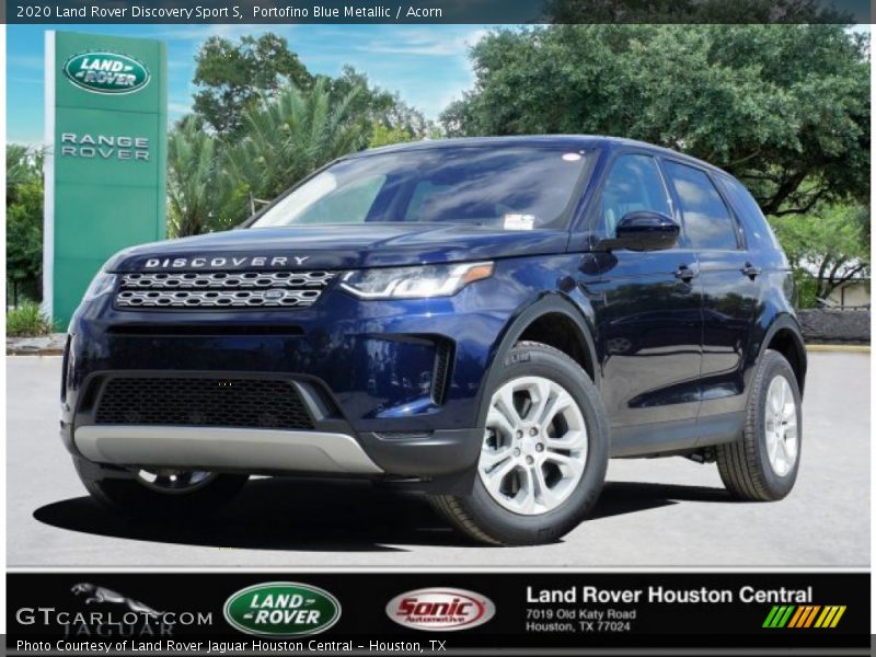 Portofino Blue Metallic / Acorn 2020 Land Rover Discovery Sport S
