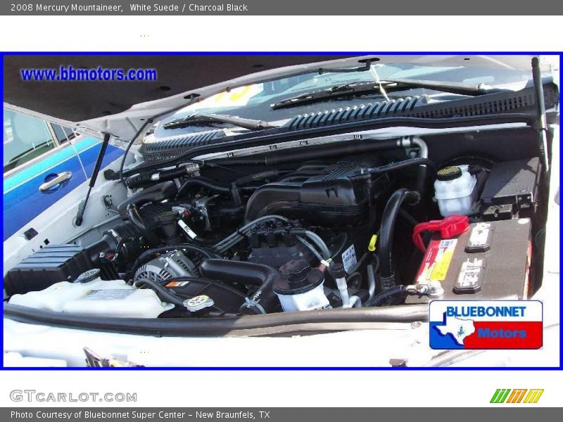 White Suede / Charcoal Black 2008 Mercury Mountaineer