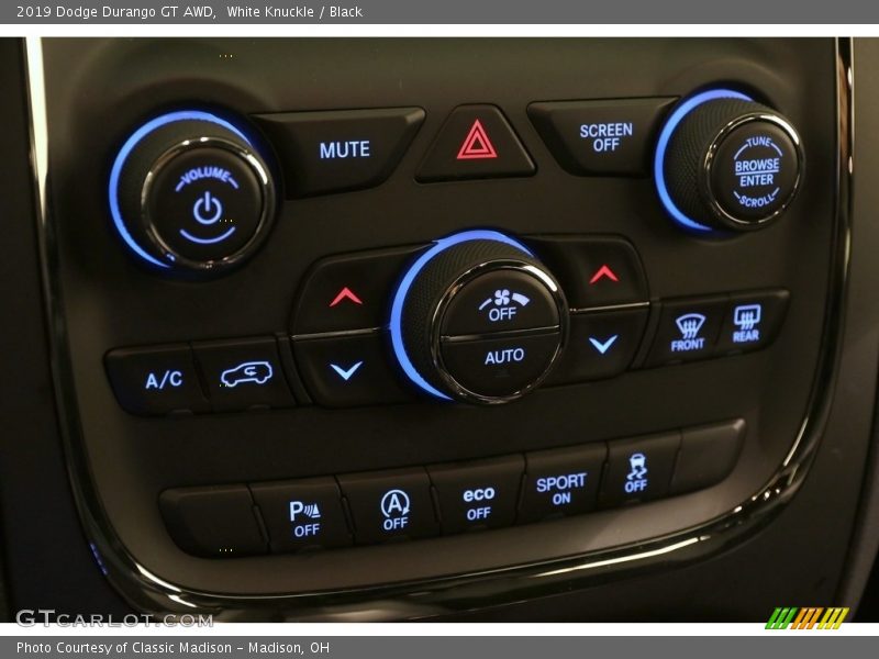 White Knuckle / Black 2019 Dodge Durango GT AWD