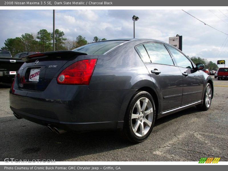Dark Slate Metallic / Charcoal Black 2008 Nissan Maxima 3.5 SE