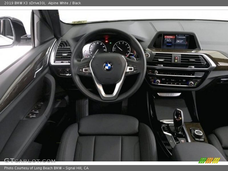 Alpine White / Black 2019 BMW X3 sDrive30i