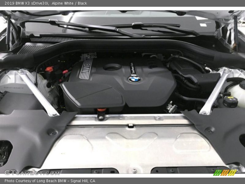 Alpine White / Black 2019 BMW X3 sDrive30i