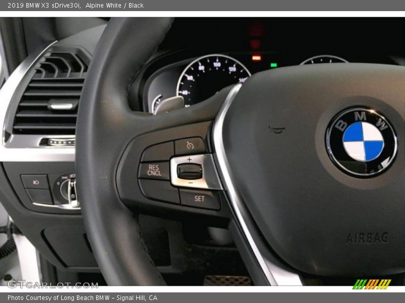 Alpine White / Black 2019 BMW X3 sDrive30i