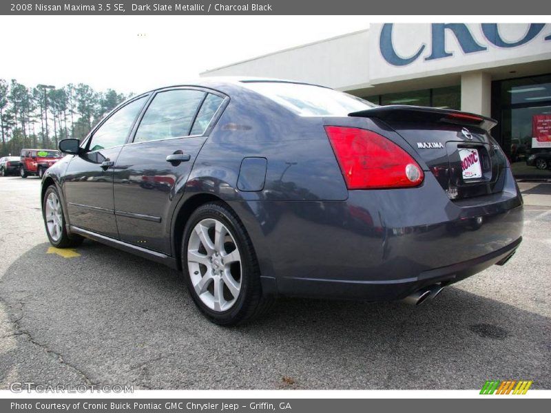 Dark Slate Metallic / Charcoal Black 2008 Nissan Maxima 3.5 SE