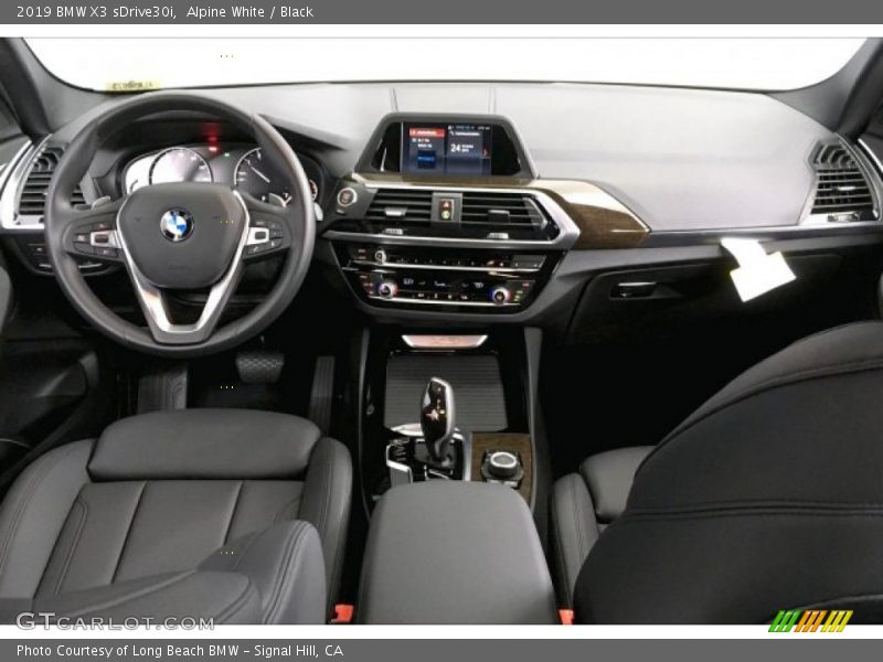 Alpine White / Black 2019 BMW X3 sDrive30i
