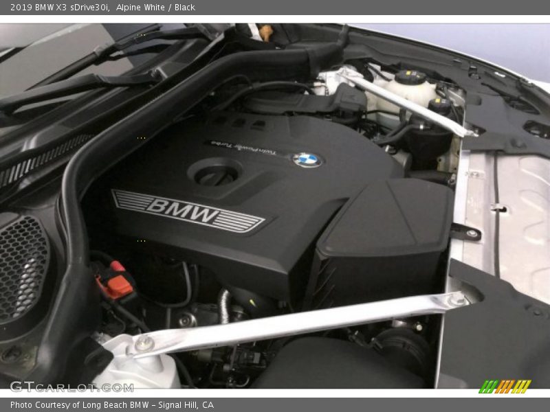 Alpine White / Black 2019 BMW X3 sDrive30i