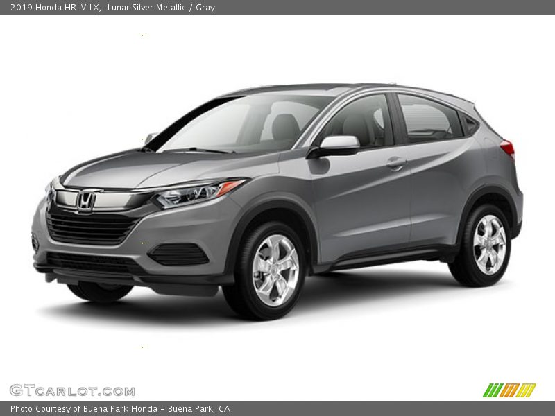 Lunar Silver Metallic / Gray 2019 Honda HR-V LX