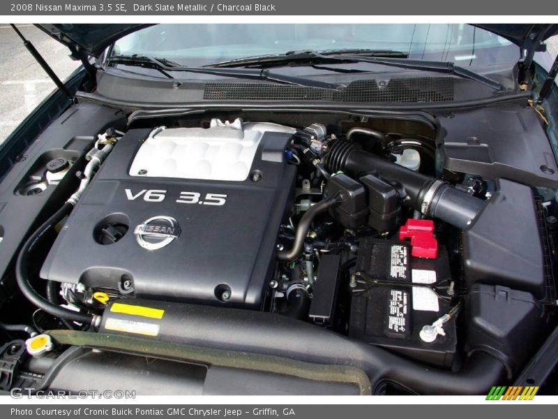 Dark Slate Metallic / Charcoal Black 2008 Nissan Maxima 3.5 SE