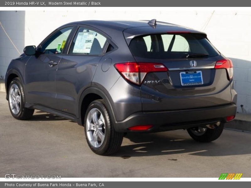 Modern Steel Metallic / Black 2019 Honda HR-V LX