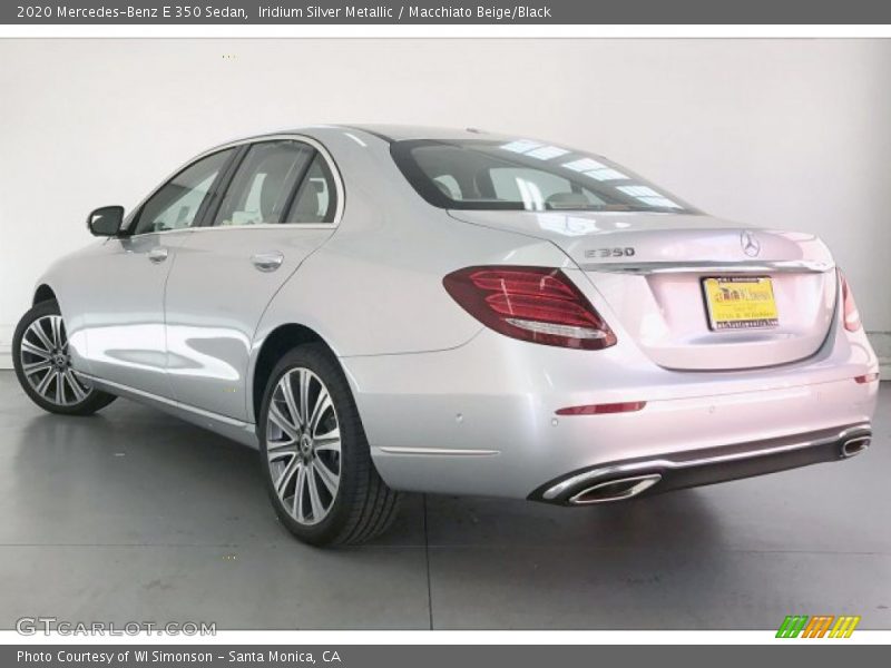 Iridium Silver Metallic / Macchiato Beige/Black 2020 Mercedes-Benz E 350 Sedan