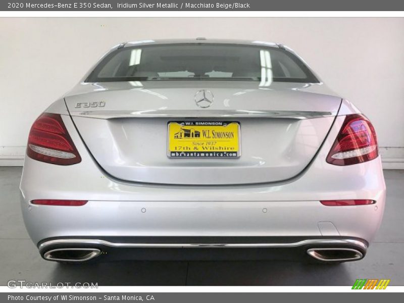 Iridium Silver Metallic / Macchiato Beige/Black 2020 Mercedes-Benz E 350 Sedan