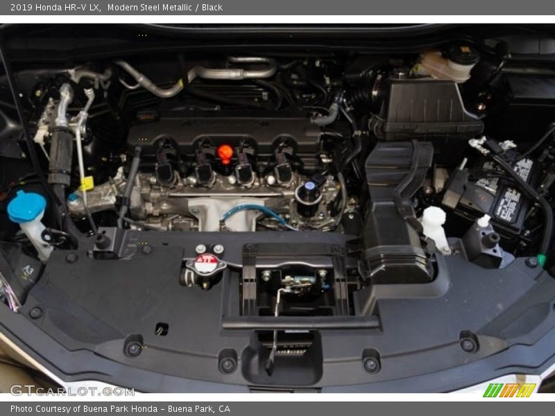Modern Steel Metallic / Black 2019 Honda HR-V LX