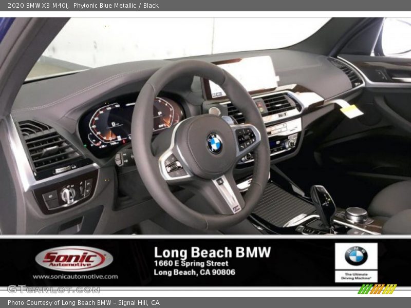 Phytonic Blue Metallic / Black 2020 BMW X3 M40i