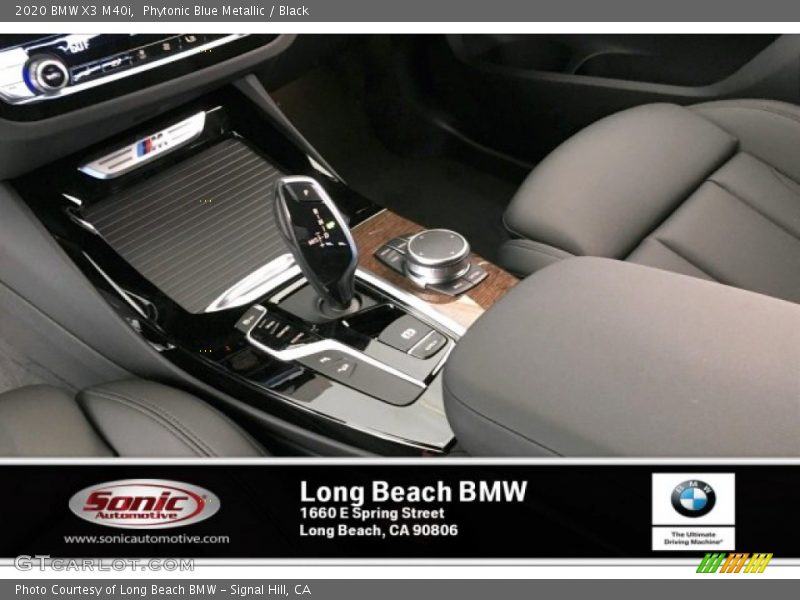 Phytonic Blue Metallic / Black 2020 BMW X3 M40i