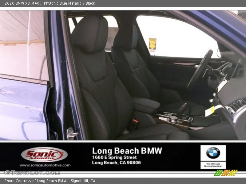 Phytonic Blue Metallic / Black 2020 BMW X3 M40i