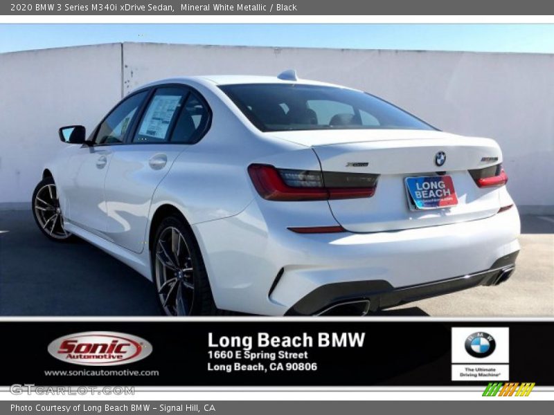 Mineral White Metallic / Black 2020 BMW 3 Series M340i xDrive Sedan