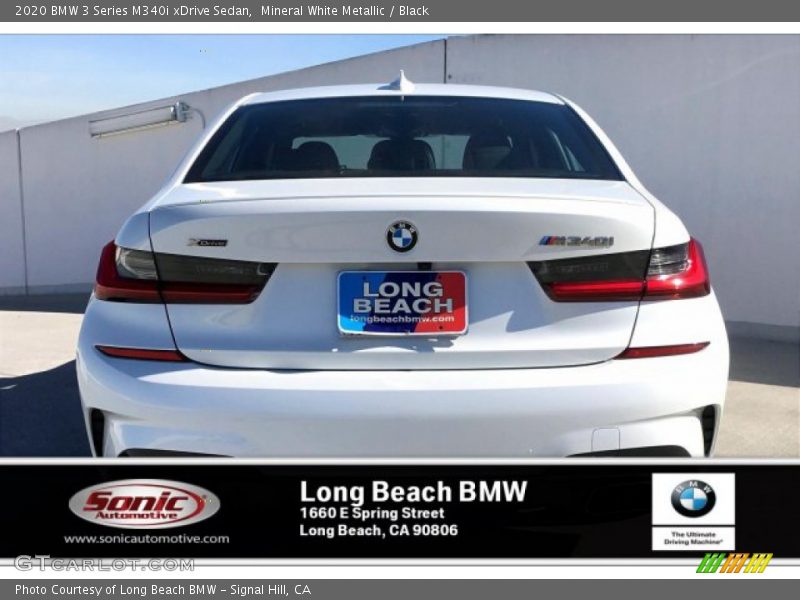 Mineral White Metallic / Black 2020 BMW 3 Series M340i xDrive Sedan