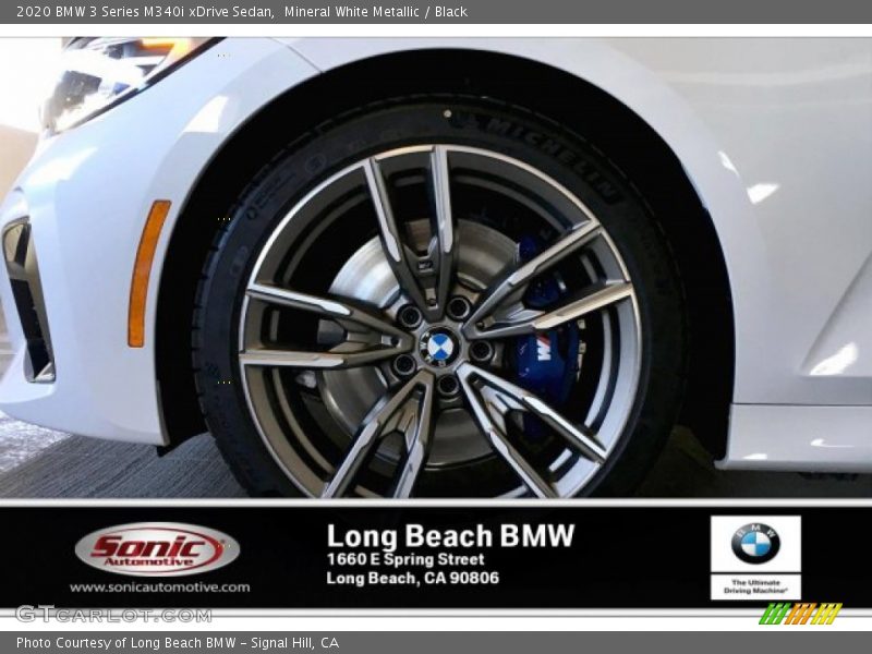 Mineral White Metallic / Black 2020 BMW 3 Series M340i xDrive Sedan
