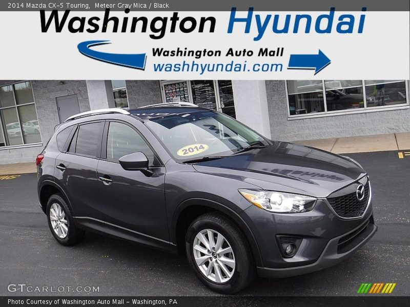 Meteor Gray Mica / Black 2014 Mazda CX-5 Touring