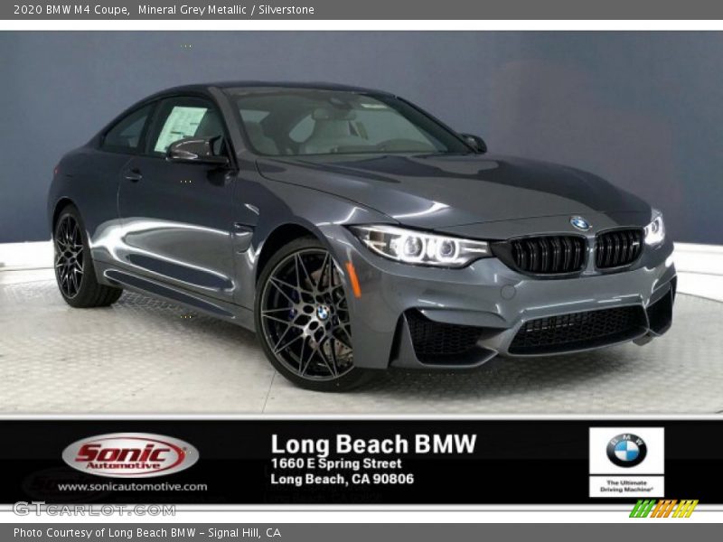 Mineral Grey Metallic / Silverstone 2020 BMW M4 Coupe