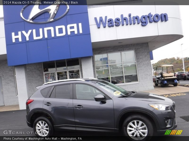 Meteor Gray Mica / Black 2014 Mazda CX-5 Touring