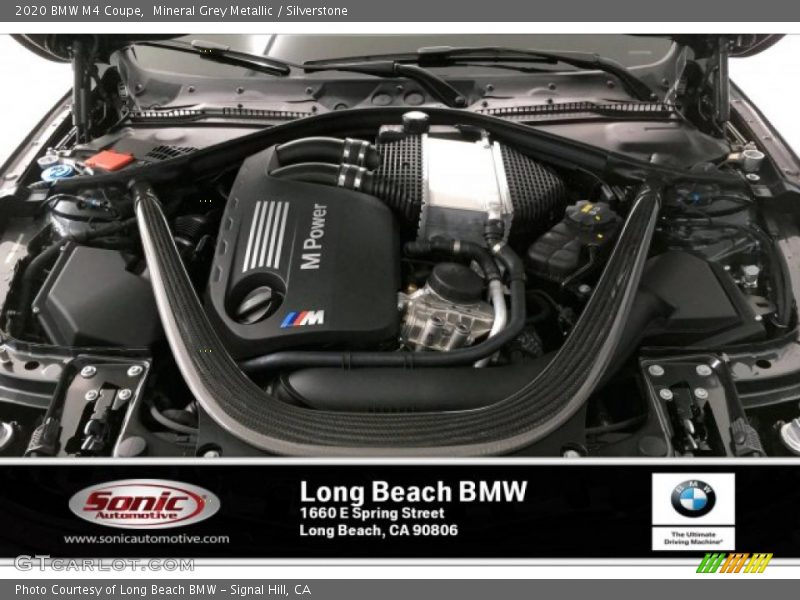 Mineral Grey Metallic / Silverstone 2020 BMW M4 Coupe