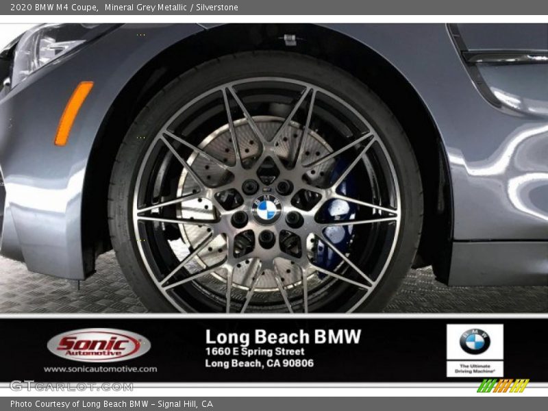 Mineral Grey Metallic / Silverstone 2020 BMW M4 Coupe