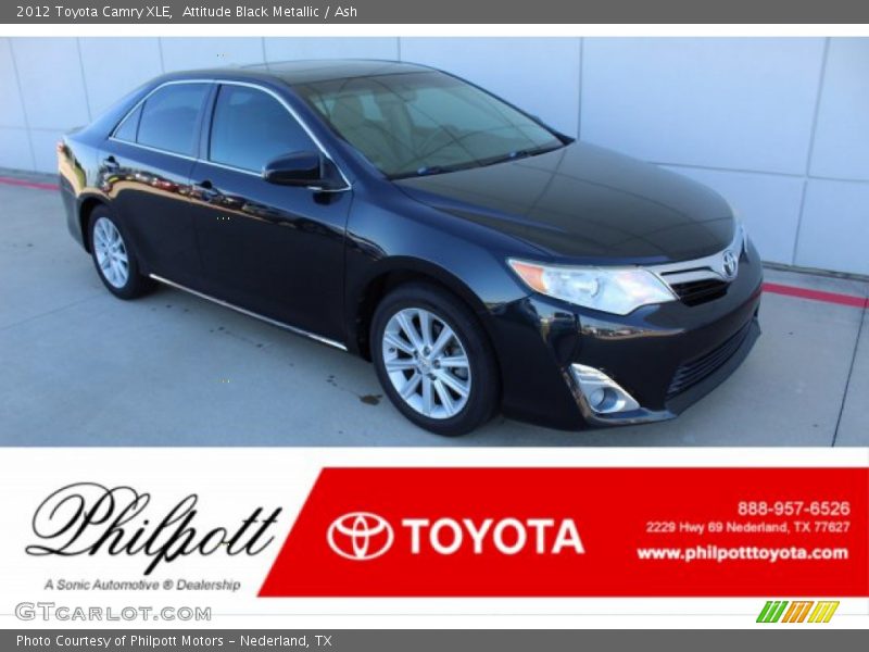 Attitude Black Metallic / Ash 2012 Toyota Camry XLE