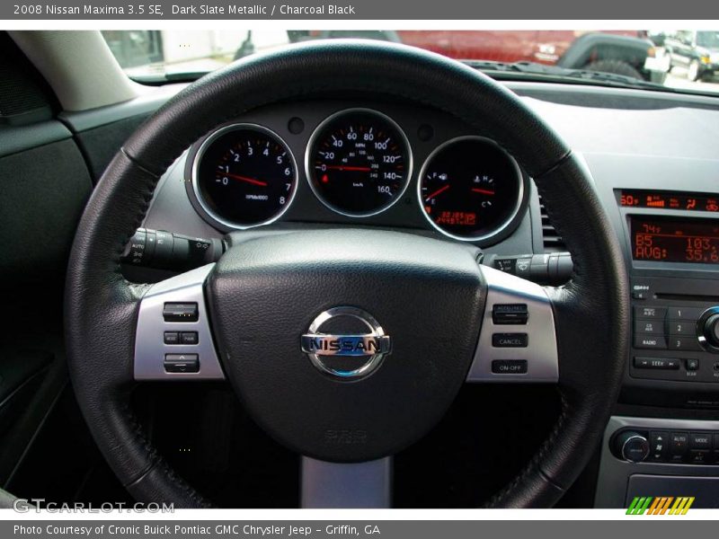 Dark Slate Metallic / Charcoal Black 2008 Nissan Maxima 3.5 SE