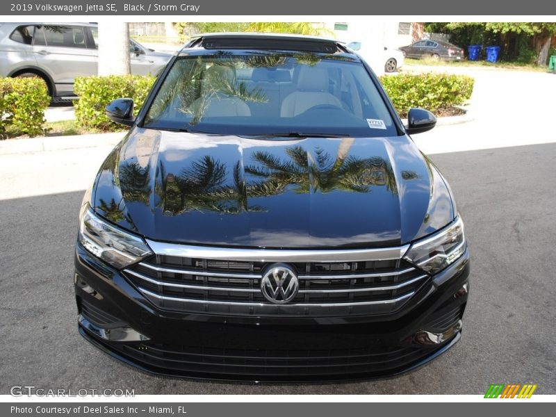 Black / Storm Gray 2019 Volkswagen Jetta SE
