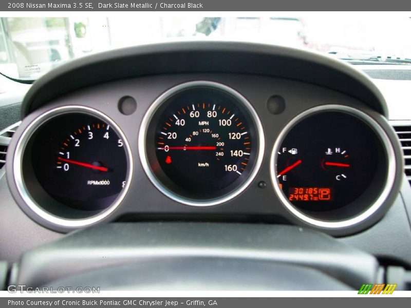 Dark Slate Metallic / Charcoal Black 2008 Nissan Maxima 3.5 SE