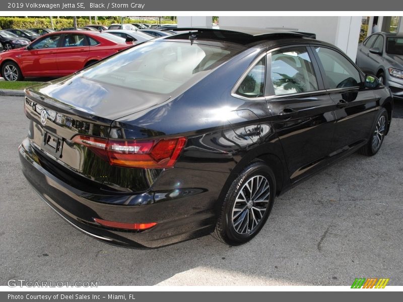 Black / Storm Gray 2019 Volkswagen Jetta SE