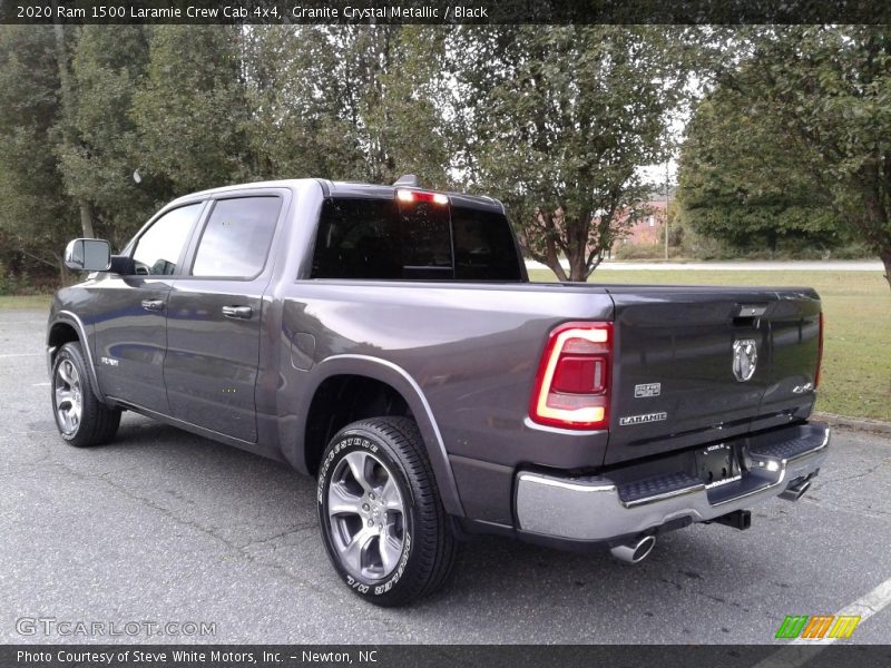 Granite Crystal Metallic / Black 2020 Ram 1500 Laramie Crew Cab 4x4