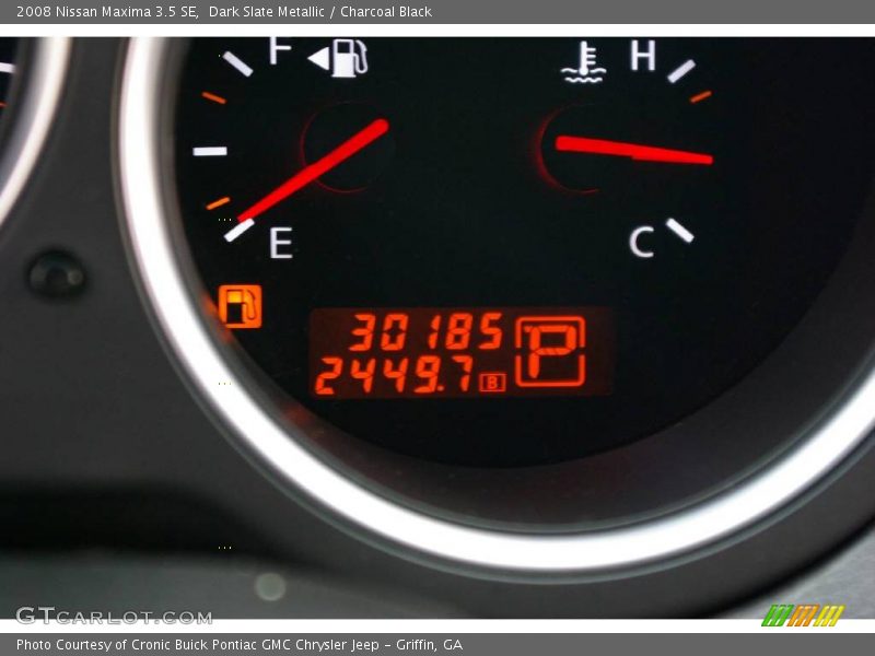 Dark Slate Metallic / Charcoal Black 2008 Nissan Maxima 3.5 SE