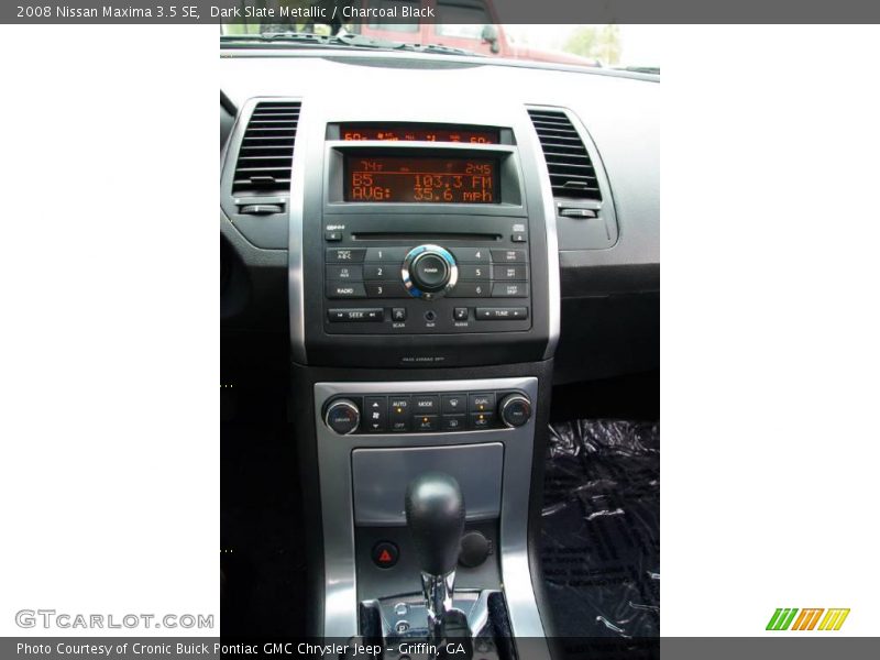 Dark Slate Metallic / Charcoal Black 2008 Nissan Maxima 3.5 SE
