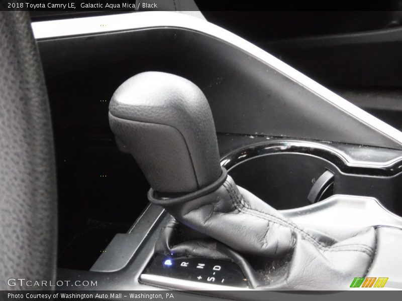Galactic Aqua Mica / Black 2018 Toyota Camry LE