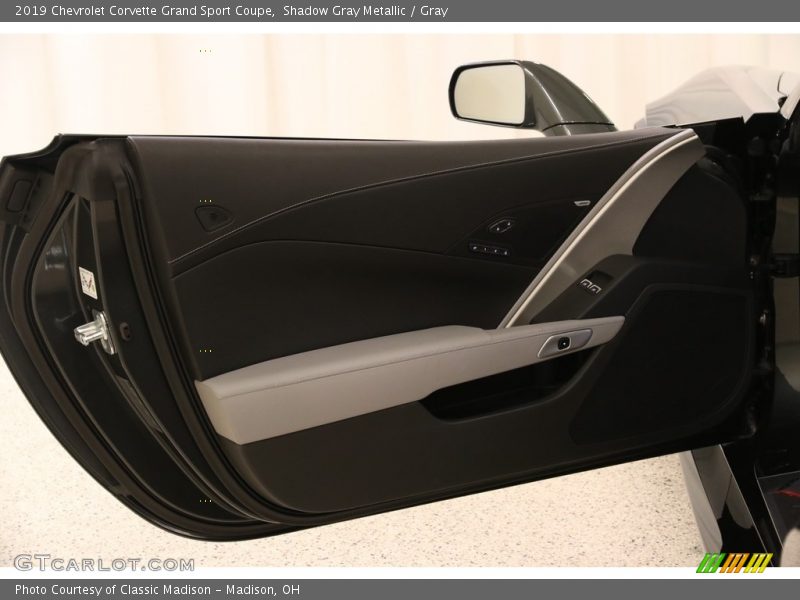 Shadow Gray Metallic / Gray 2019 Chevrolet Corvette Grand Sport Coupe