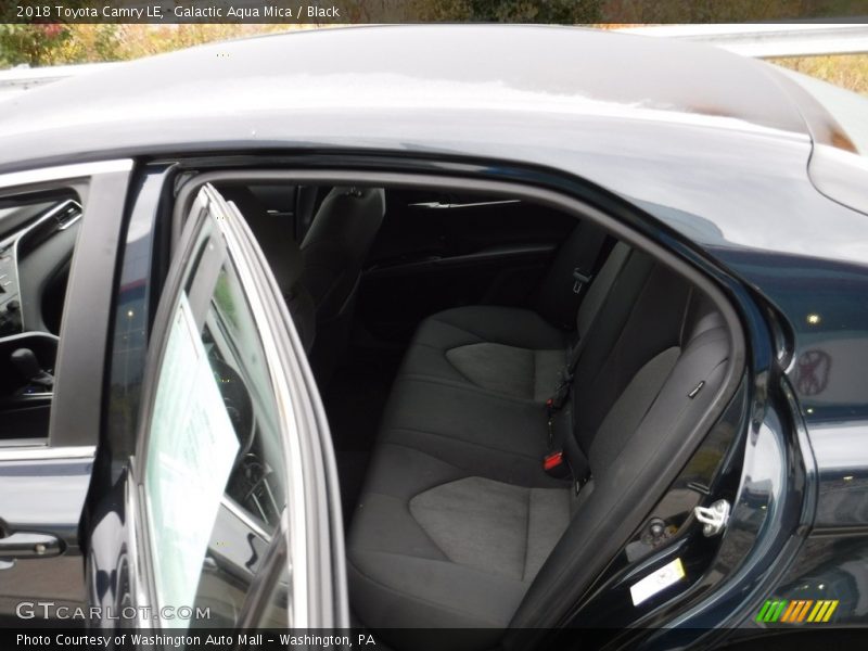 Galactic Aqua Mica / Black 2018 Toyota Camry LE