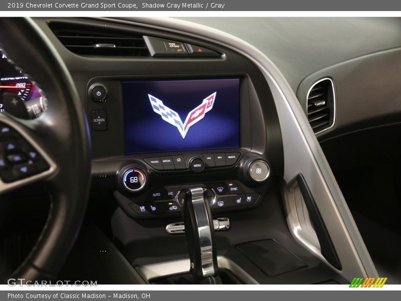 Shadow Gray Metallic / Gray 2019 Chevrolet Corvette Grand Sport Coupe