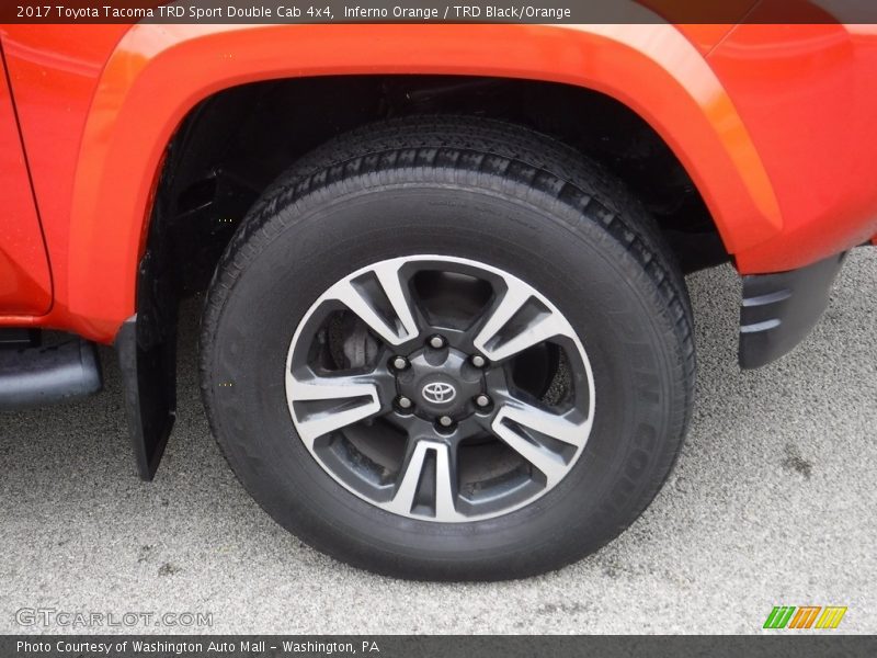 Inferno Orange / TRD Black/Orange 2017 Toyota Tacoma TRD Sport Double Cab 4x4