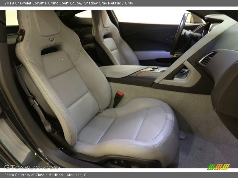 Shadow Gray Metallic / Gray 2019 Chevrolet Corvette Grand Sport Coupe
